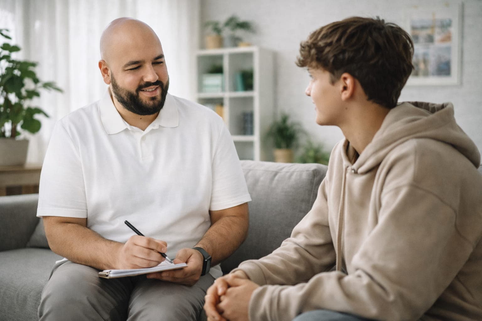 Abdelkarim El Hani in gesprek